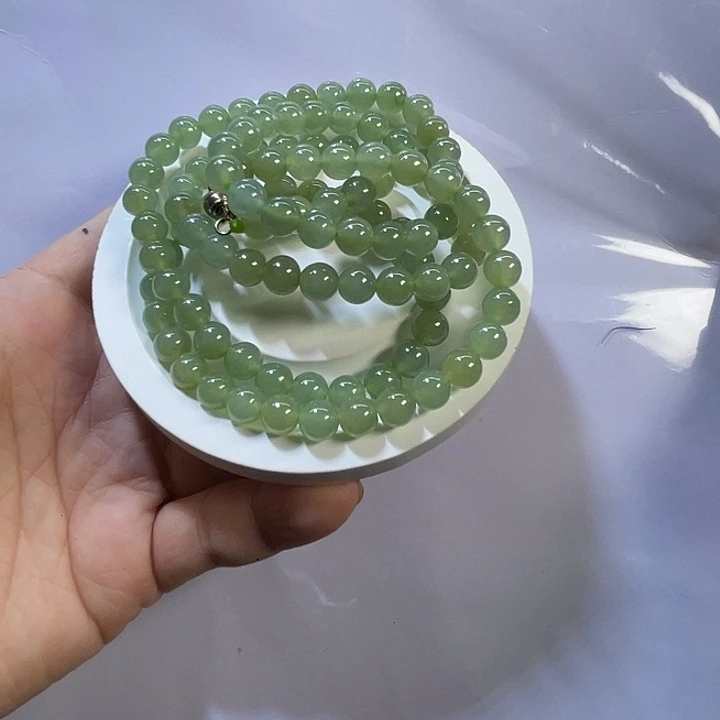 翡翠散珠翡翠长串