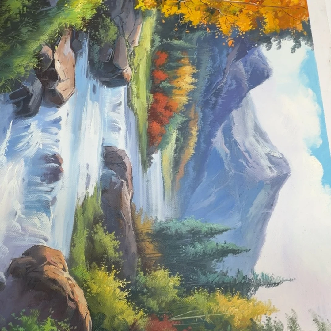 油画加油加油加油努力加油