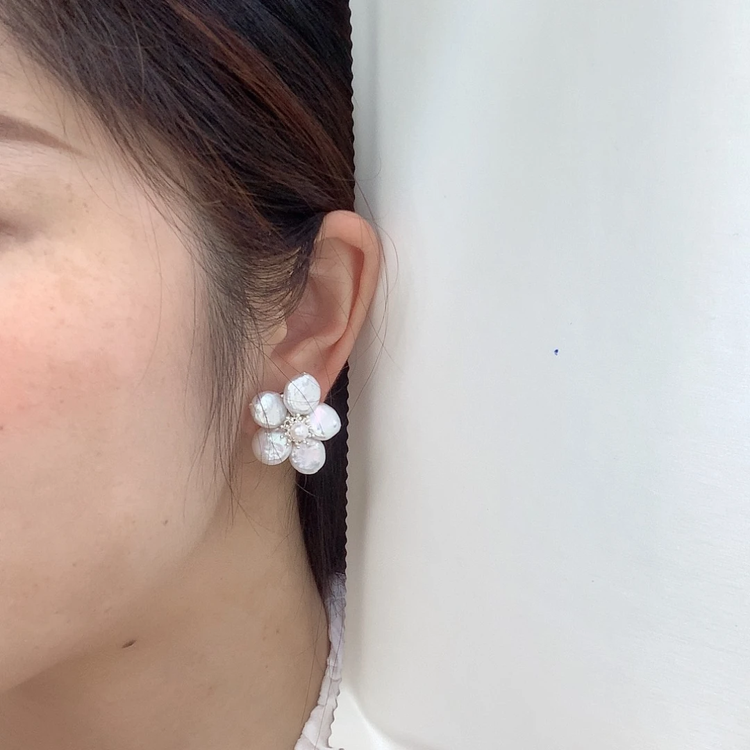 未镶嵌耳饰淡水珍珠