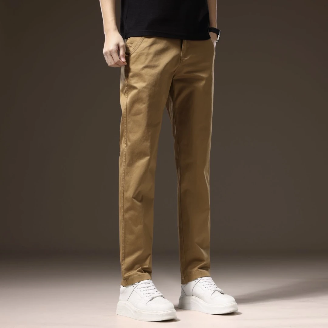 【罗宾汉ROBINHOOD】6688春季弹力男裤男款直筒百搭高端商务裤子