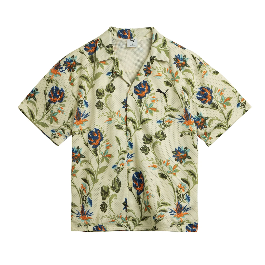 PUMA彪马官方男装女装2025新款运动服休闲短袖衬衫633343