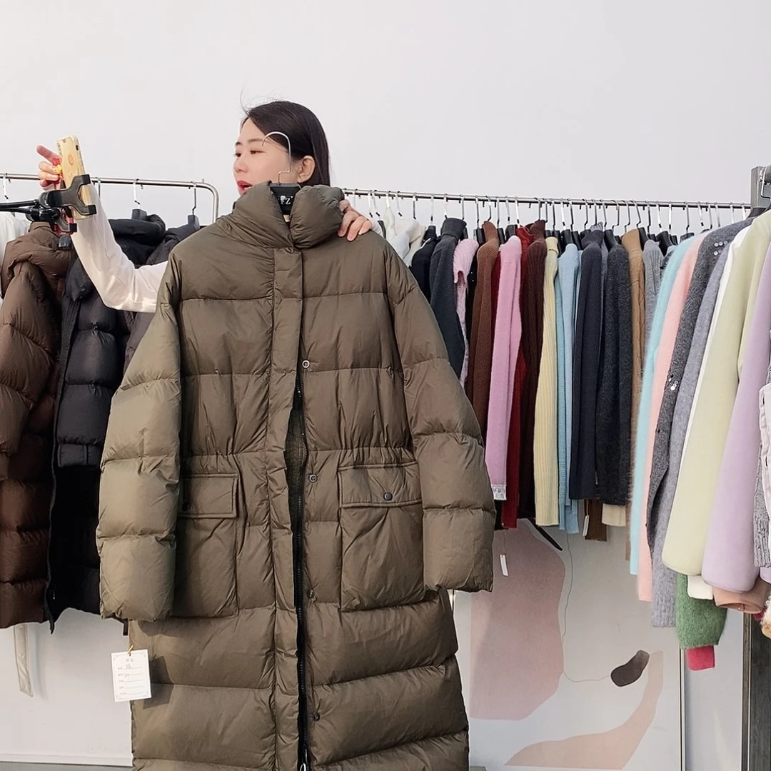 160斤以内绿色长款