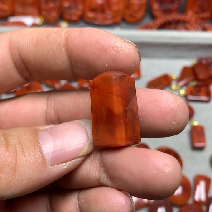 南红玛瑙吊坠(不含链)未镶嵌竺*