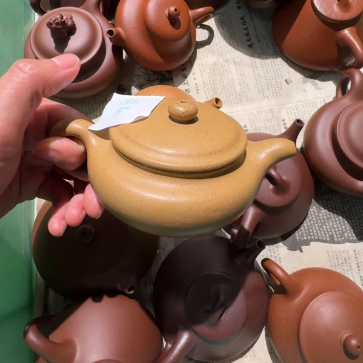 紫砂茶壶黄金段无添加180cc瑕