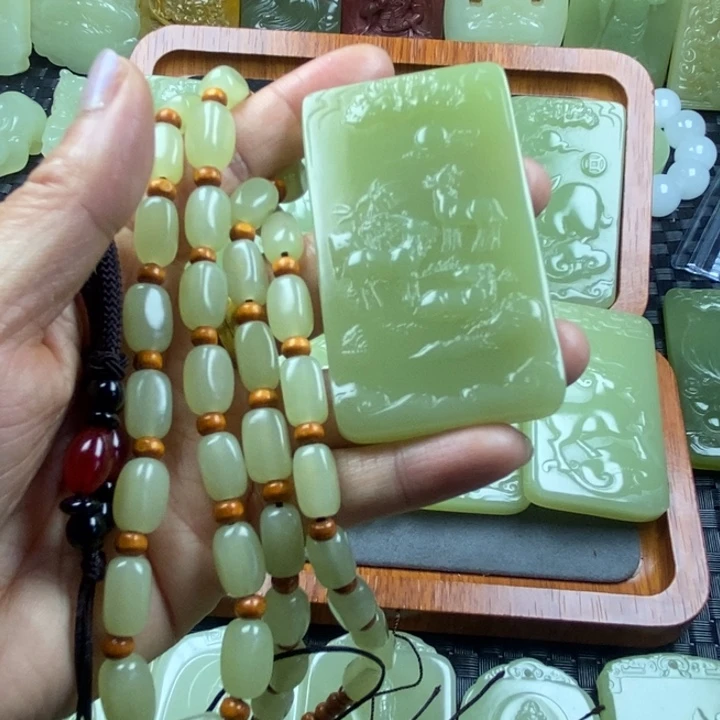 昆仑料生肖羊一套