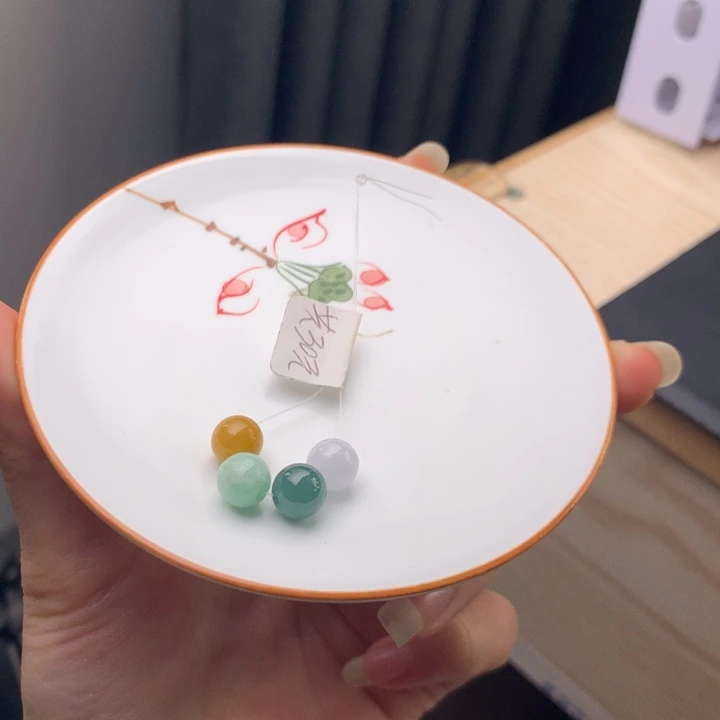 翡翠未镶嵌手链翡翠y1332 卡7.8