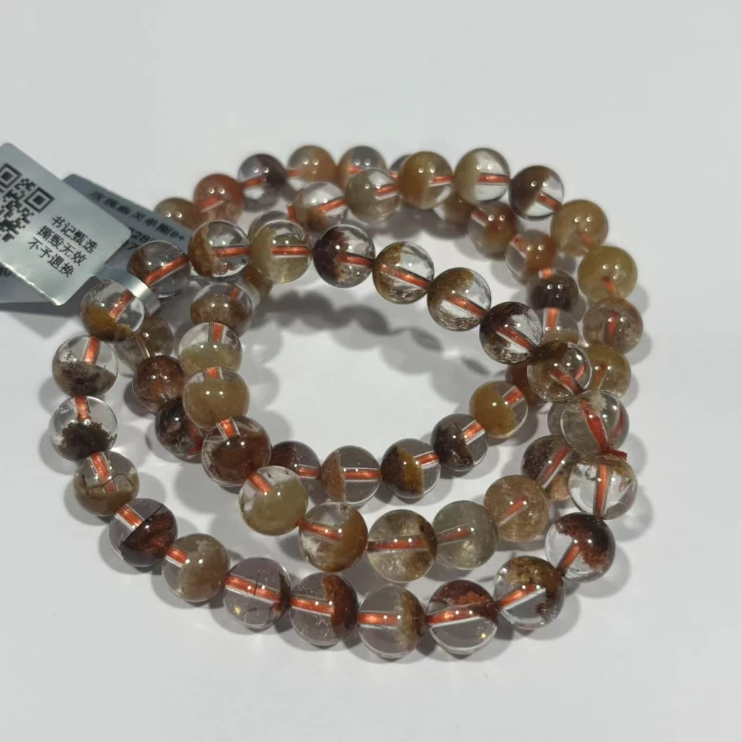 【书记甄选】天然玫瑰幽灵单圈手链 多样性发一件 约8mm BB156