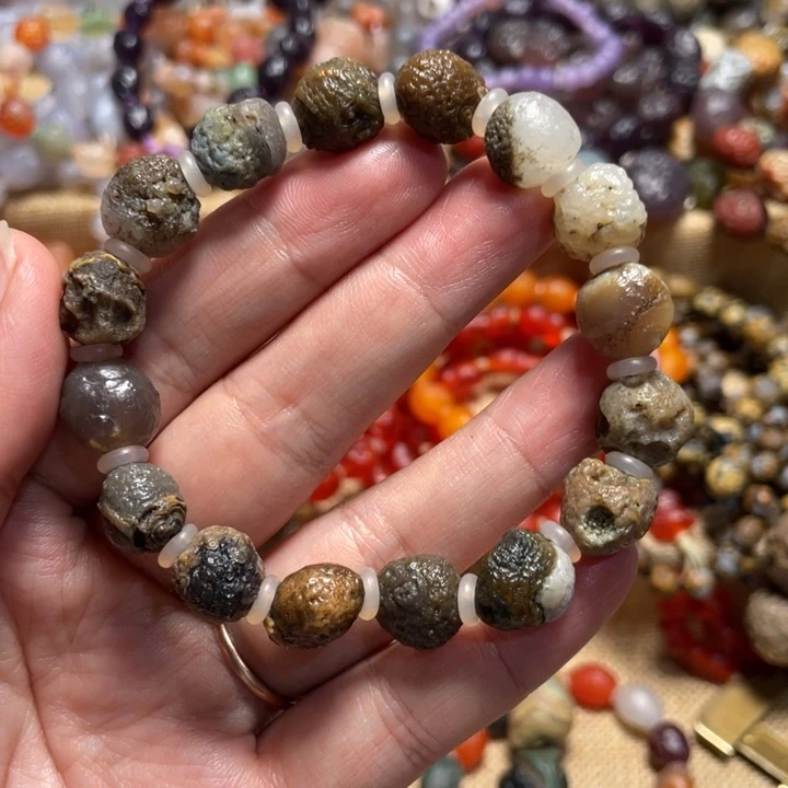 玛瑙/玉髓合金手链