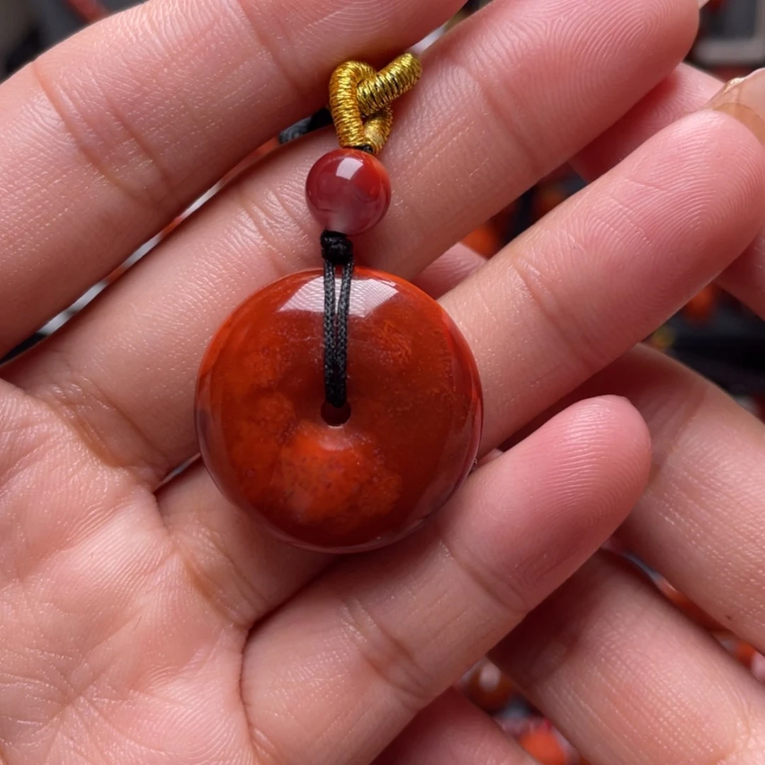 【闪购商品】南红玛瑙平安扣未镶嵌