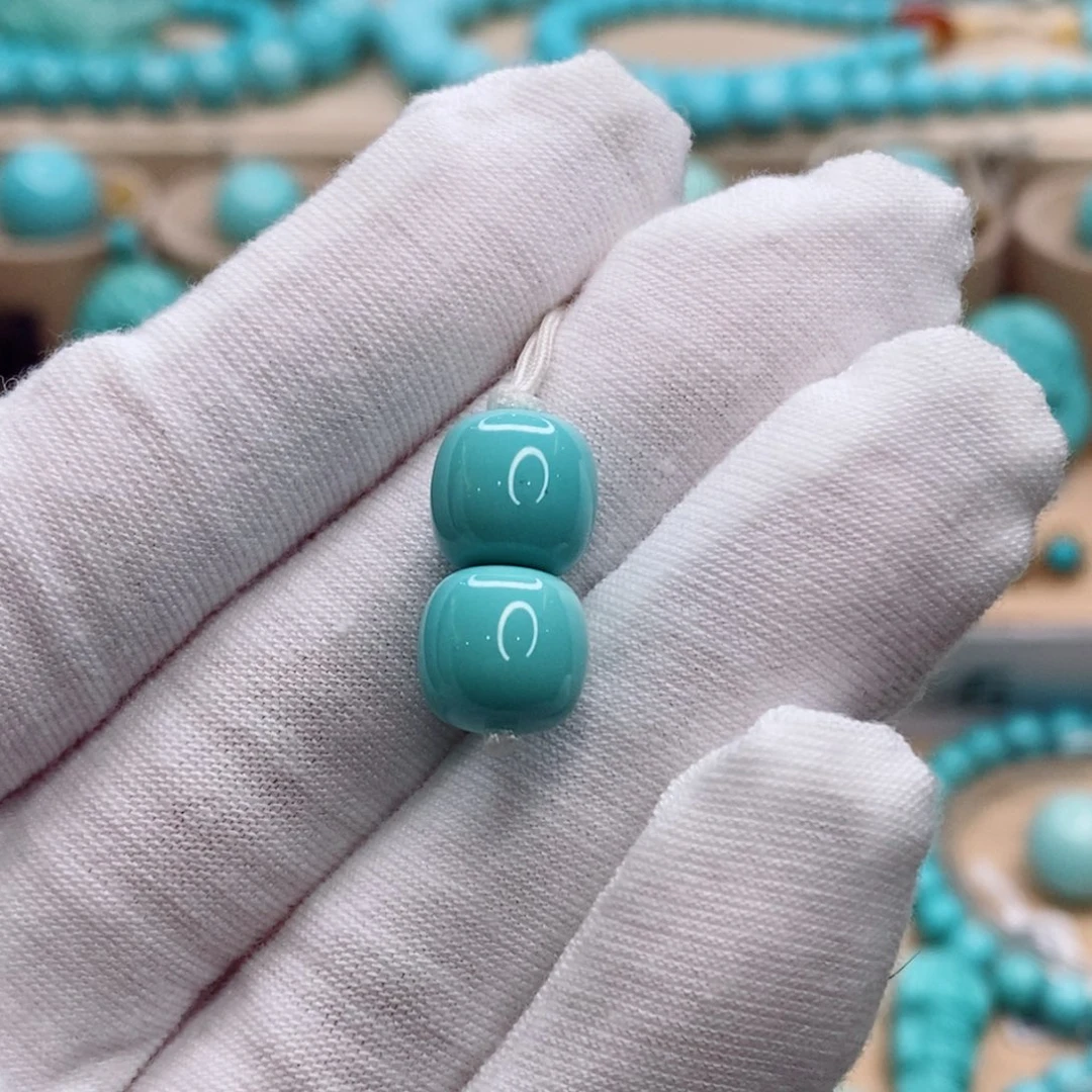 绿松石未镶嵌珠宝奇石9.4mm