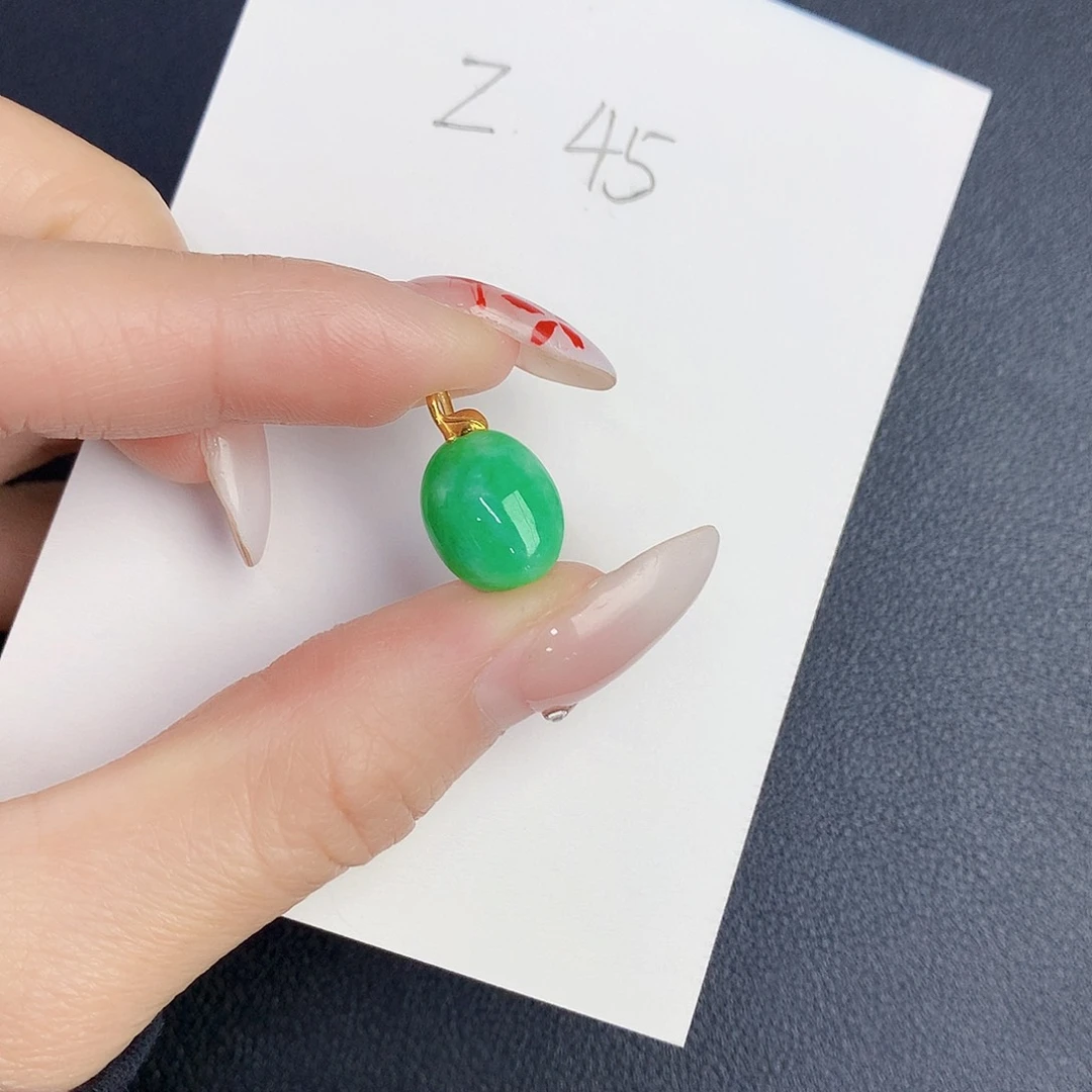 【闪购商品】翡翠颈饰18K金镶嵌000000000