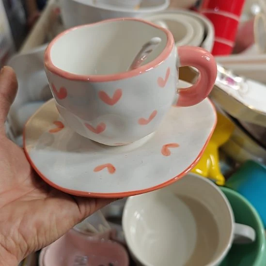 杯陶瓷杯碗盘微瑕疵介意慎拍