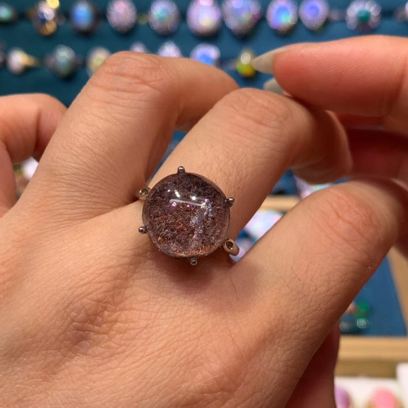 【闪购商品】欧泊银S925镶嵌戒指款式不退换