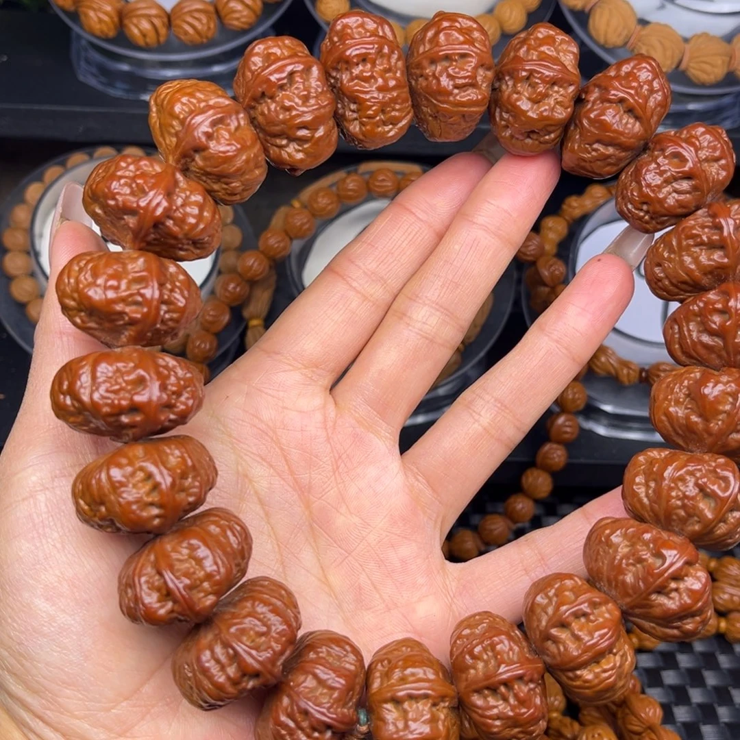 文玩核桃手串矮壮核桃手持