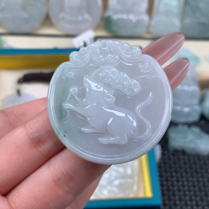 颈饰未镶嵌翡翠翡翠