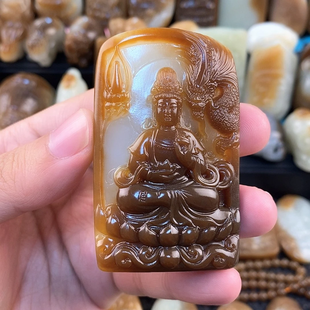 瑞***居和田玉未镶嵌挂件