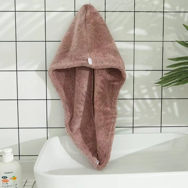 干发帽珊瑚绒加厚（1个）