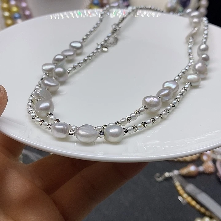 淡水珍珠颈饰未镶嵌