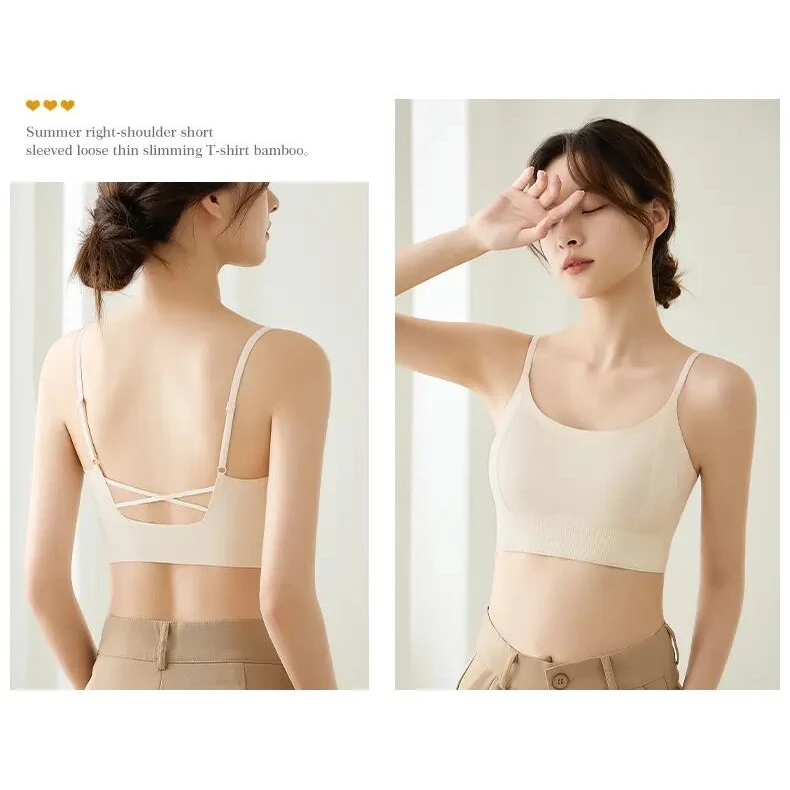 【上身超舒服】【薄杯1.5厚杯3cm】打底夏季性感美背隐形内衣