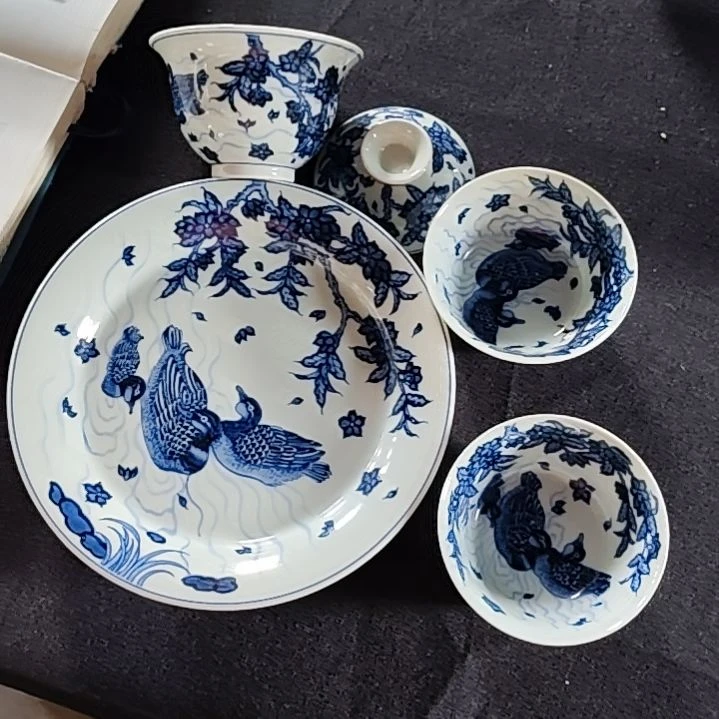 L***F杯景德镇陶瓷茶具套装摆件