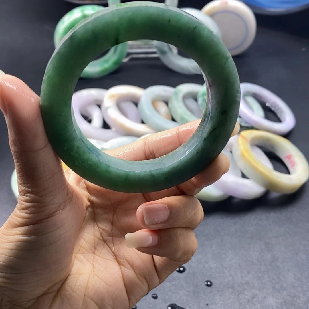 定制翡翠翡翠手镯未镶嵌