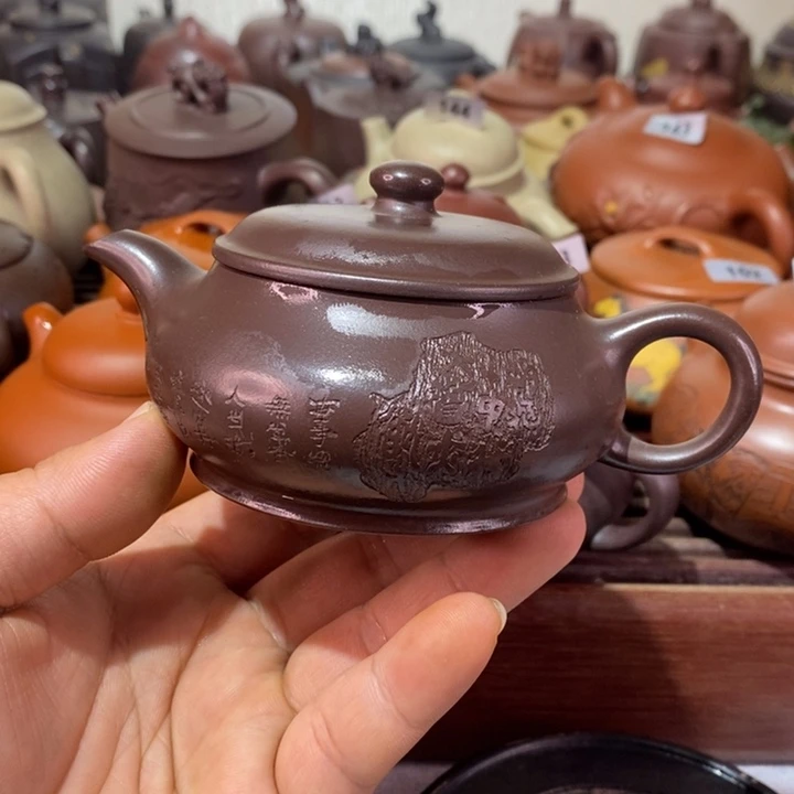 紫砂茶壶精工制作