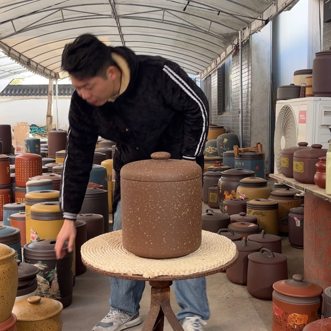 紫砂茶叶罐8 饼茶叶罐