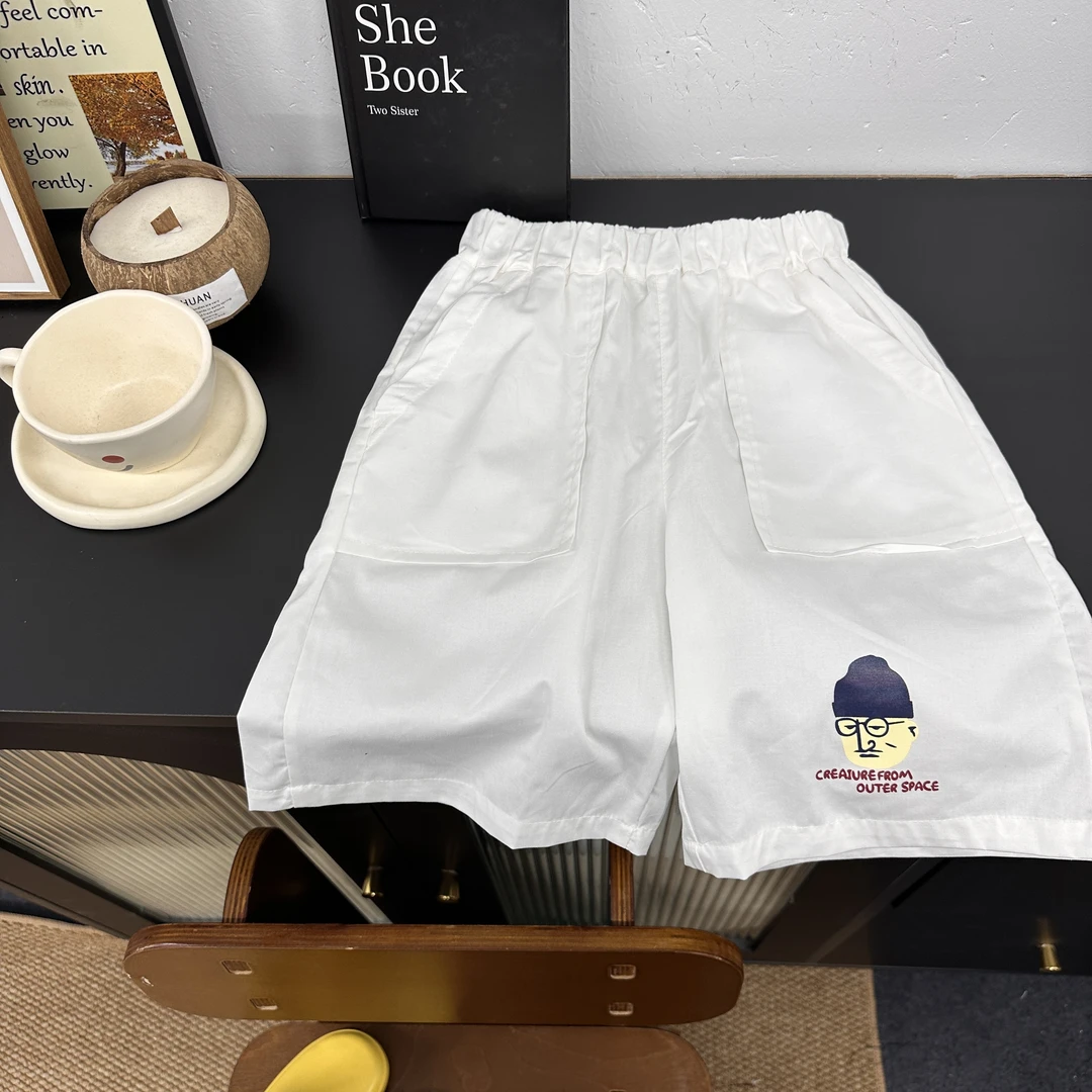 3901男女童时尚潮流百搭洋气炸街夏季短裤