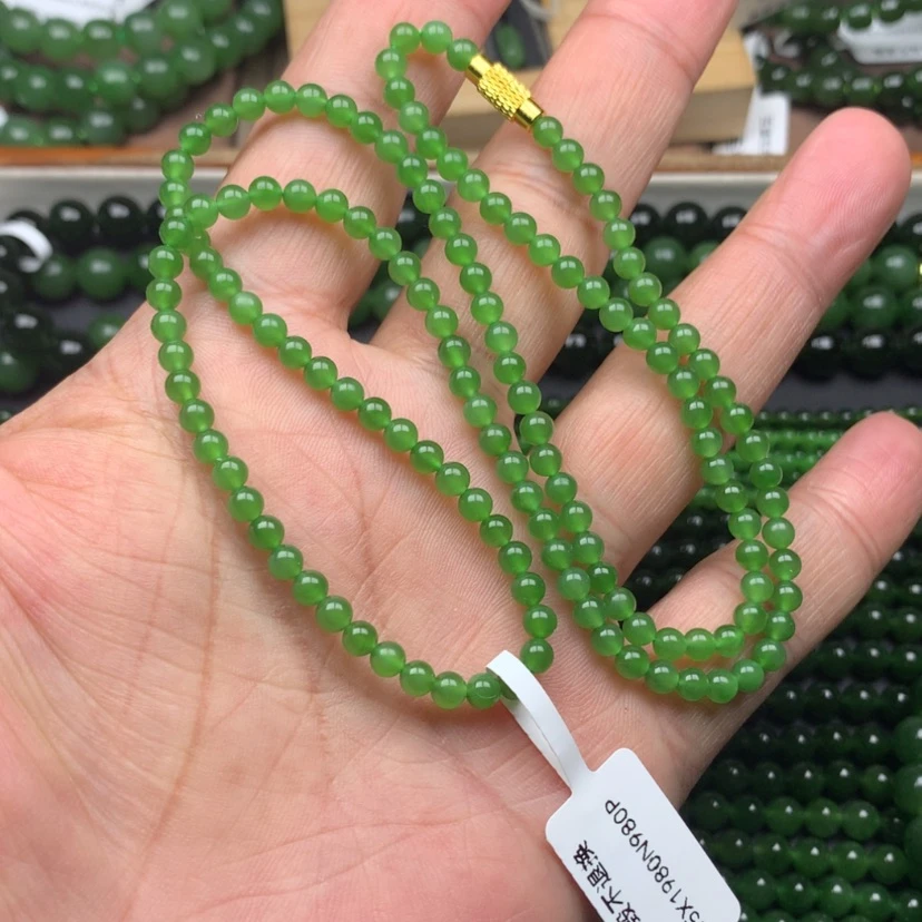 【闪购商品】颈饰未镶嵌和田玉（碧玉）4