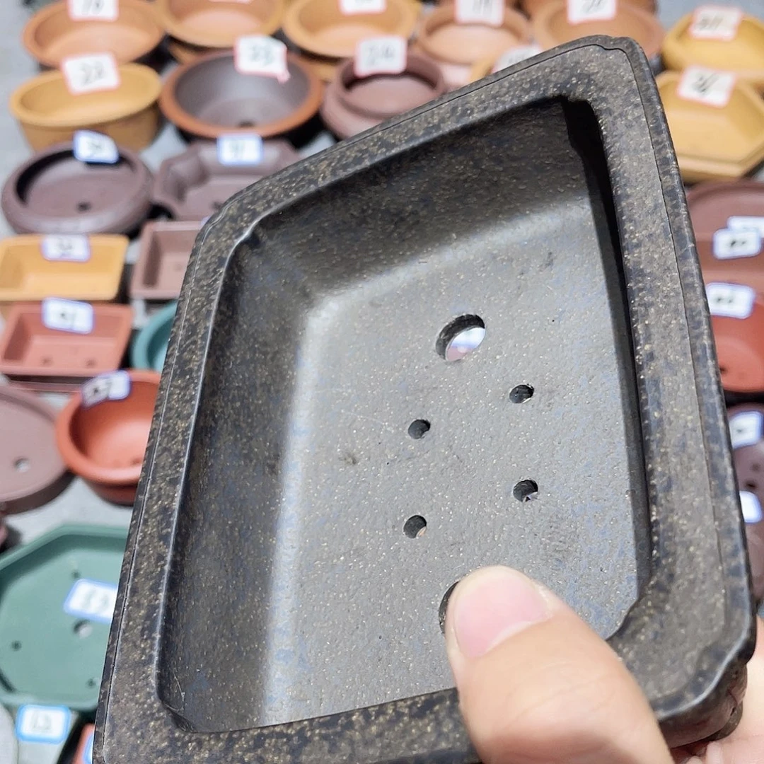 紫砂小盆14*10*3.5