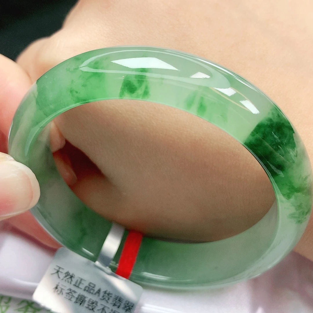 【闪购商品】未镶嵌手镯翡翠知*缅甸天然a货翡翠