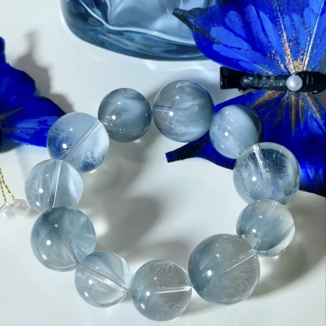 水晶手串（直播间开）天然水晶多宝珠