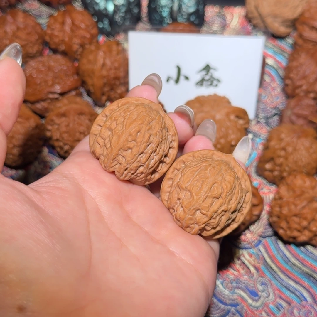 把件文玩核桃1296号36乾隆磨文玩核桃