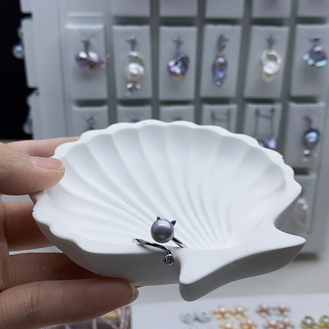 颈饰合金淡水珍珠
