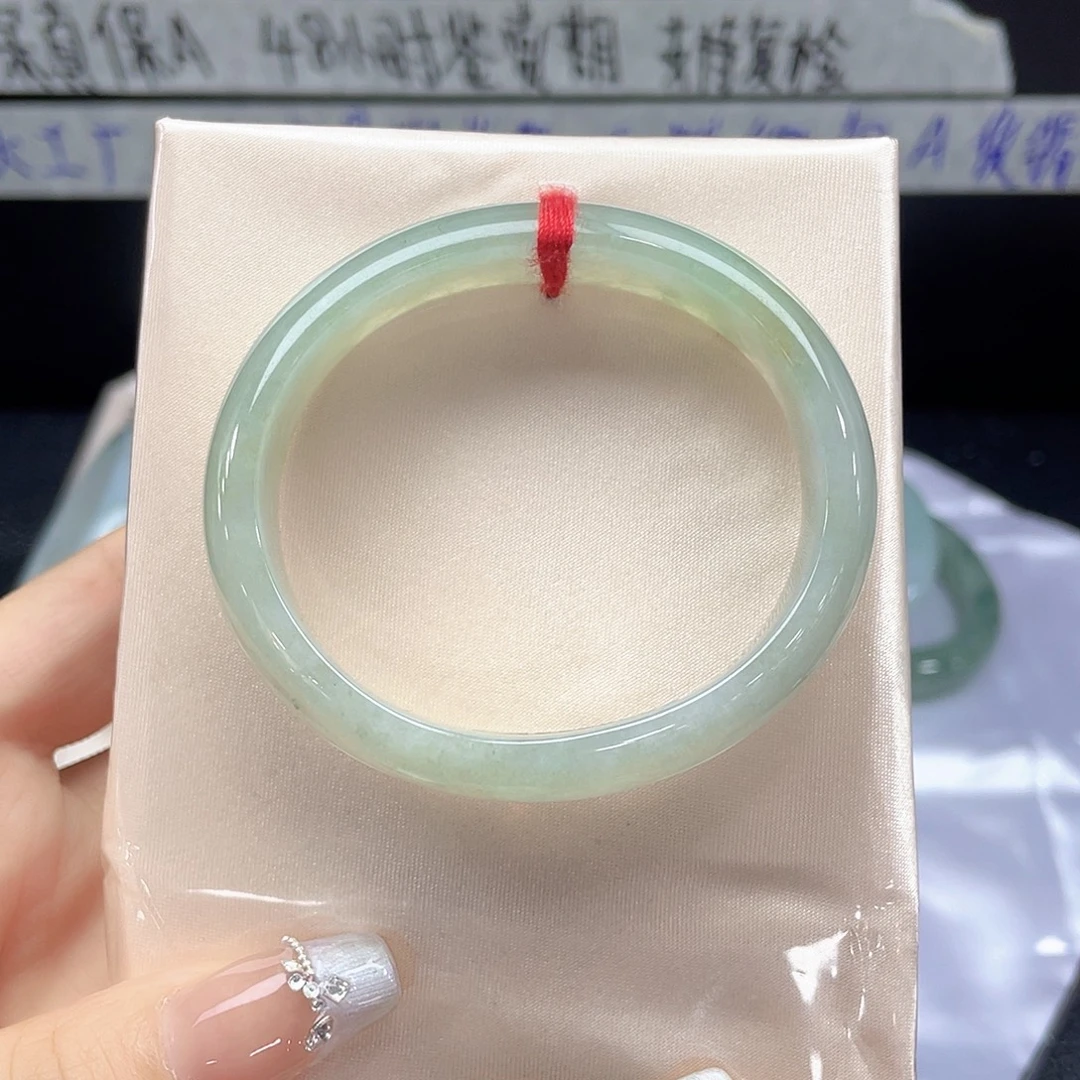 翡翠未镶嵌手镯天然缅甸A货翡翠手镯1号