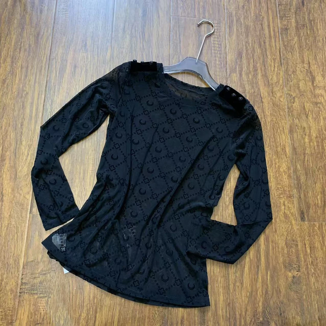 （现货）2025新款圆领星星月亮打底衫6620