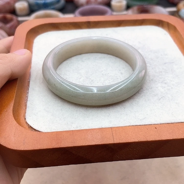 石英质玉圈口55未镶嵌