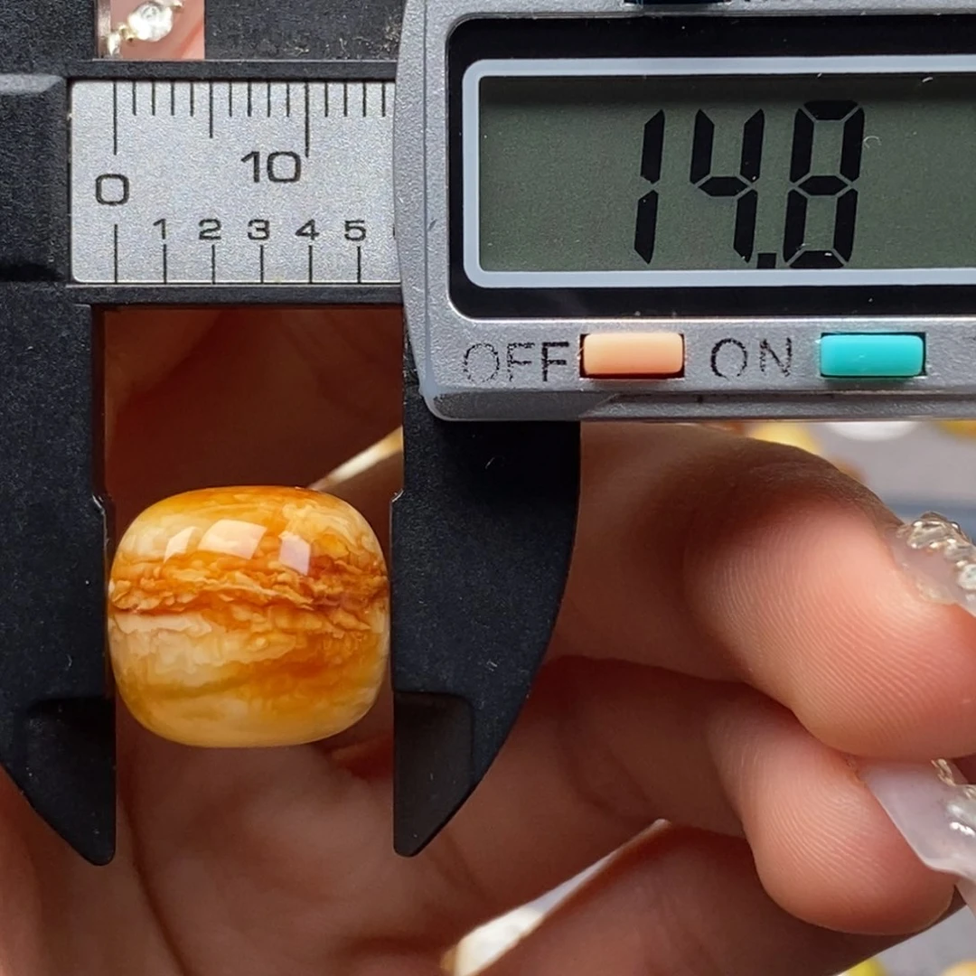 琥珀未镶嵌耳饰老型