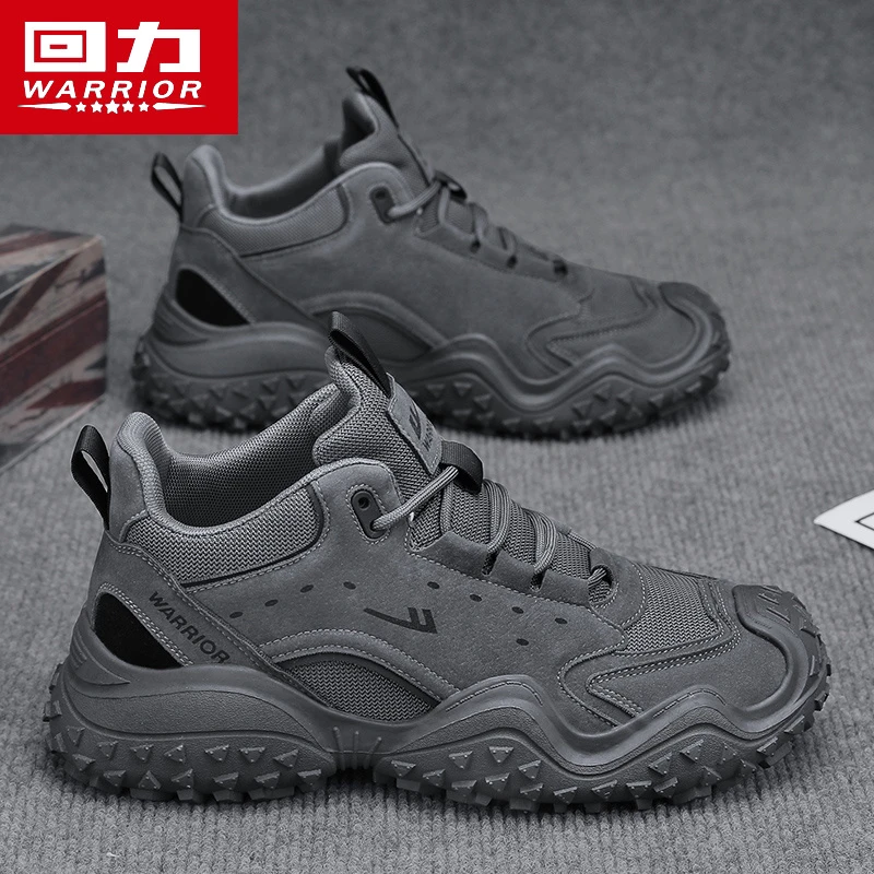 回力男鞋2025新款春季户外防滑耐磨运动休闲鞋男士工作上班劳保鞋