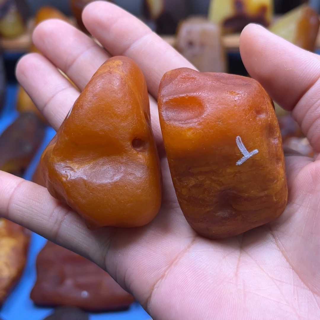 定制琥珀未镶嵌P****S琥珀蜜蜡原石定制