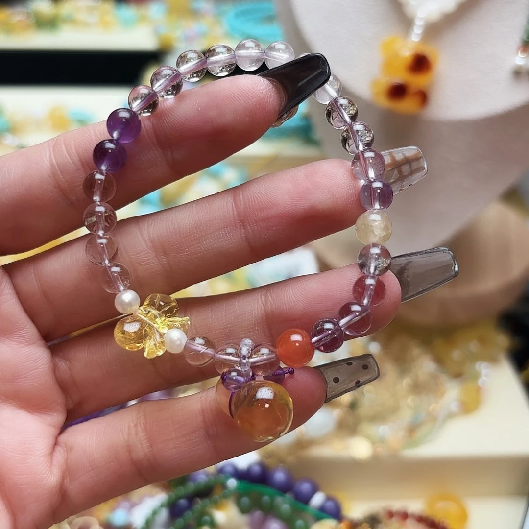 琥珀颈饰未镶嵌如*琥珀