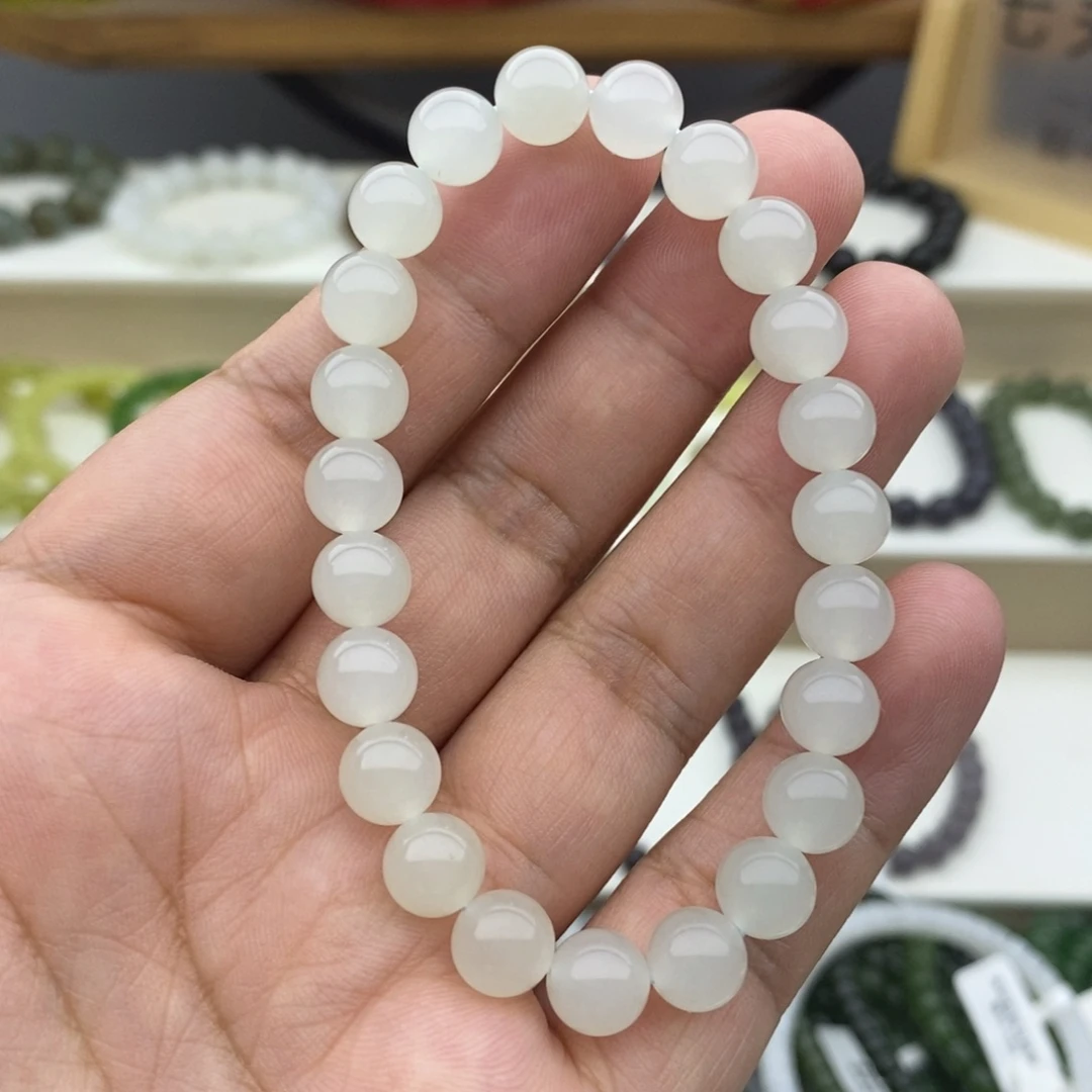 和田玉未镶嵌手链