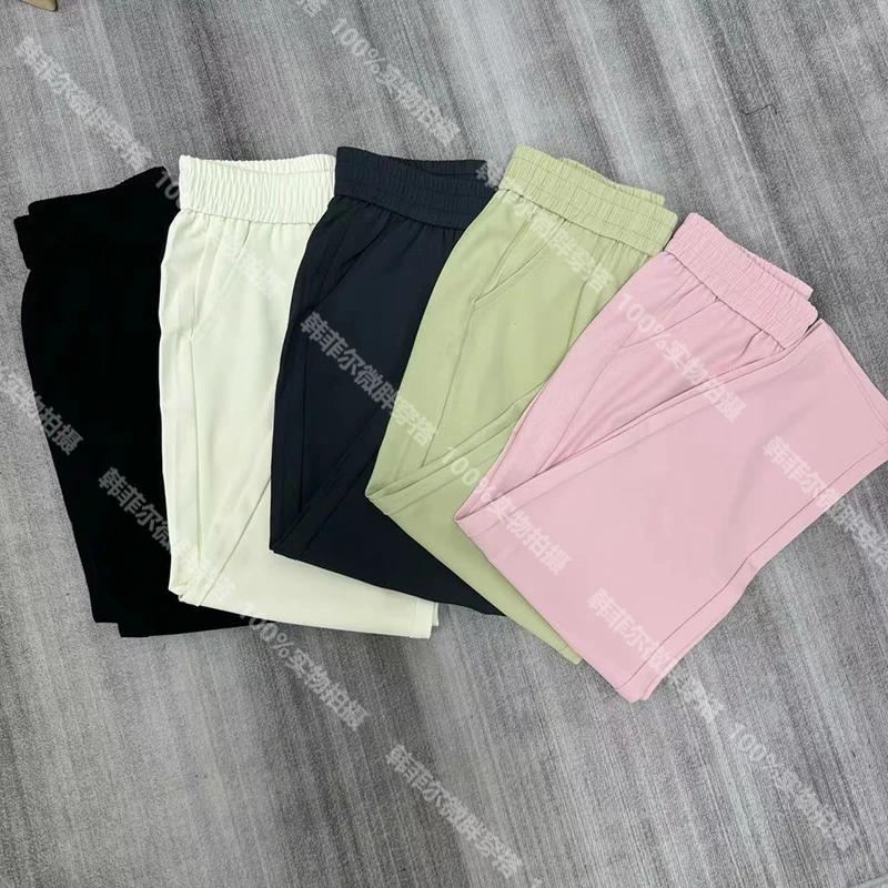 高质量显瘦奶奶裤女专柜品质2025春夏新品遮肉显瘦时尚百搭西装裤