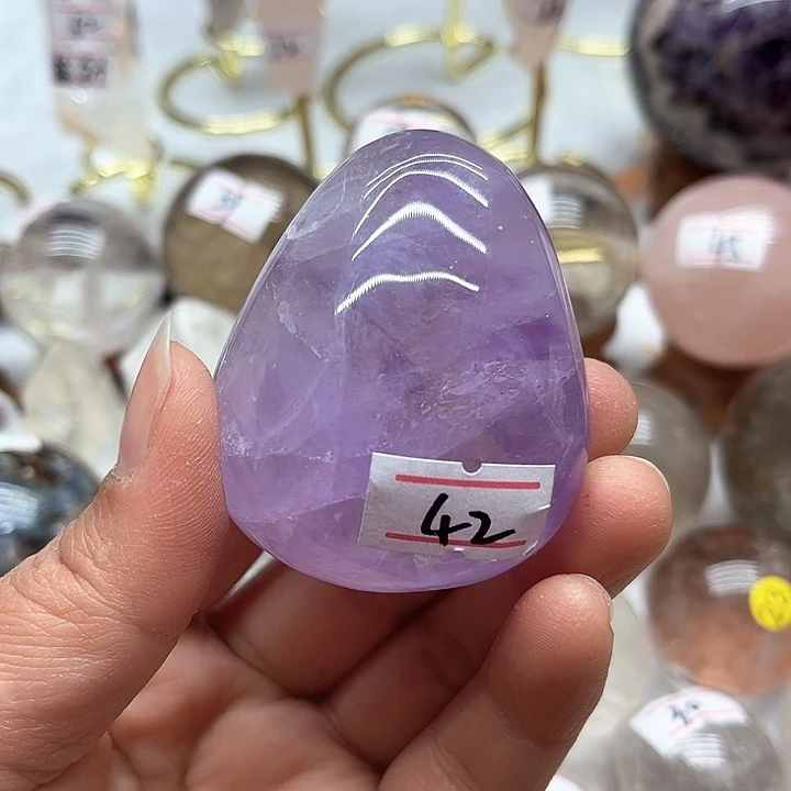 紫晶103克水晶把玩未镶嵌