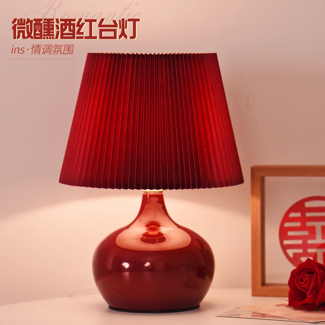 新娘陪嫁长明灯婚房床头灯喜灯一对高级感新婚礼物送新娘高级感
