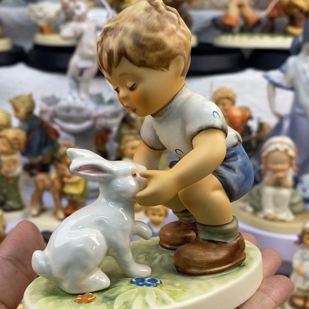 瓷片欧美中古美物摆件