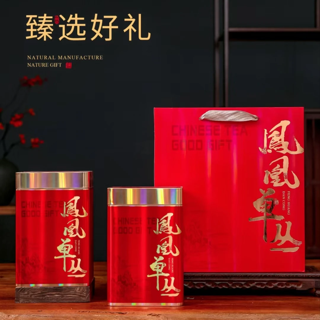 潮州单丛茶乌岽高山乌龙茶叶凤凰鸭屎香单枞茶100g传统纸包装茶叶