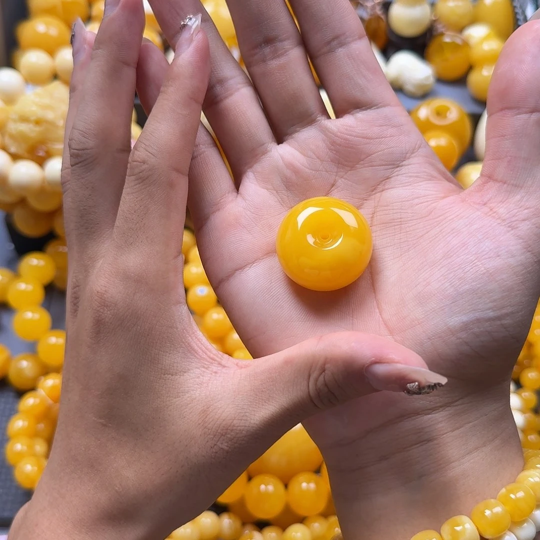 未镶嵌蜜蜡珠宝奇石平安扣