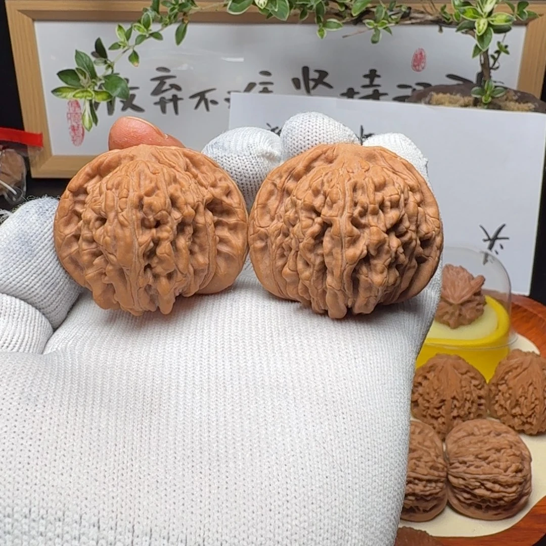 文玩核桃把件全品四座楼44.5