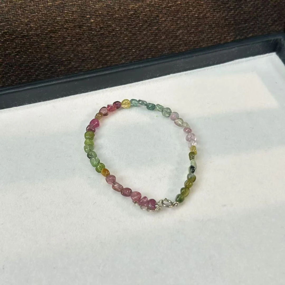 【缺货】S925碧玺手链多样性发一 GS0233